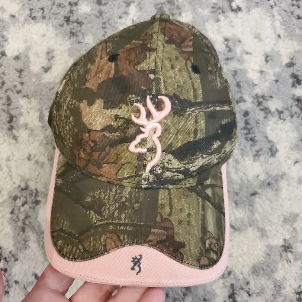 Women’s John Deere Pink Camo Hat || OS - Picture 1 of 5